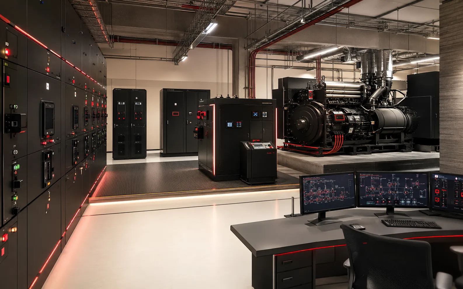 Industrial power generation plant